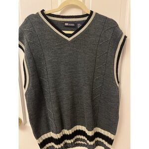 Y2K Vintage Faded‎ Glory Men's Sweater Vest Size Large